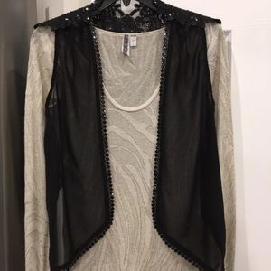 BKE Shirt & Daytrip Sequin Top